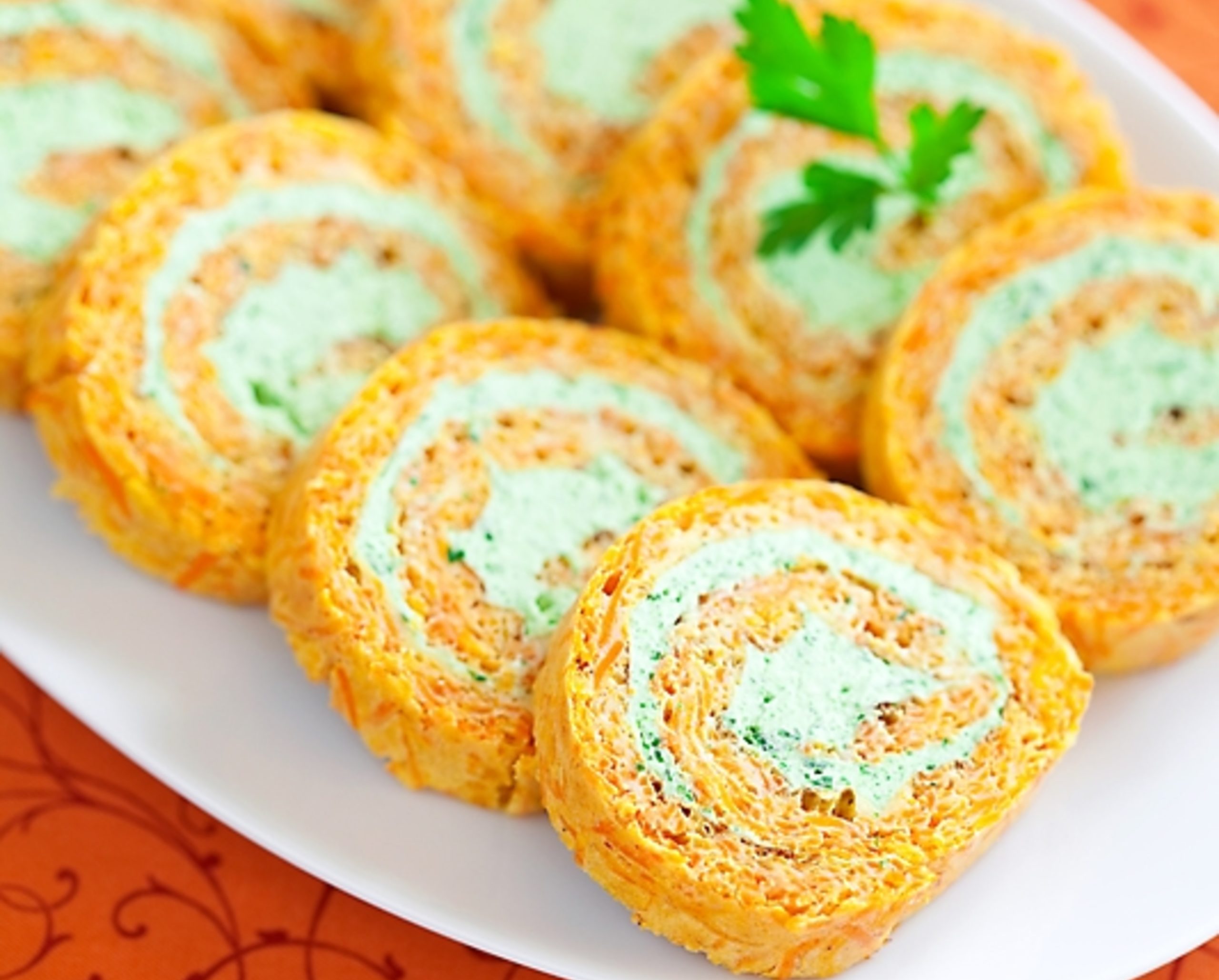 морковный рулет